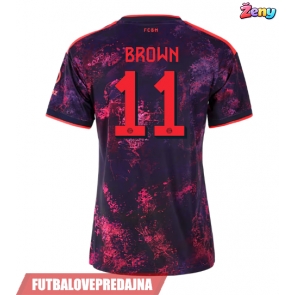 Lacne Ženy Futbalové dres Bayern Munich Nathaniel Brown #11 2026-27 Krátky Rukáv - Tretina